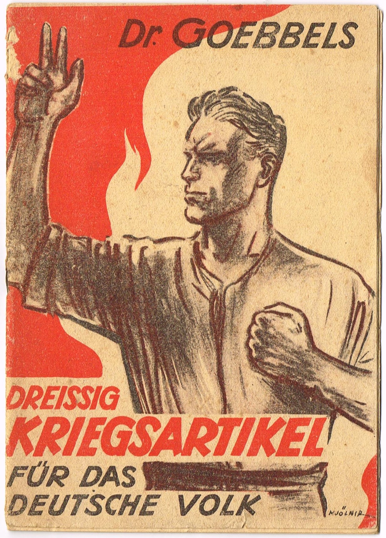 Dreissig Kriegsartikel für das deutsche Volk